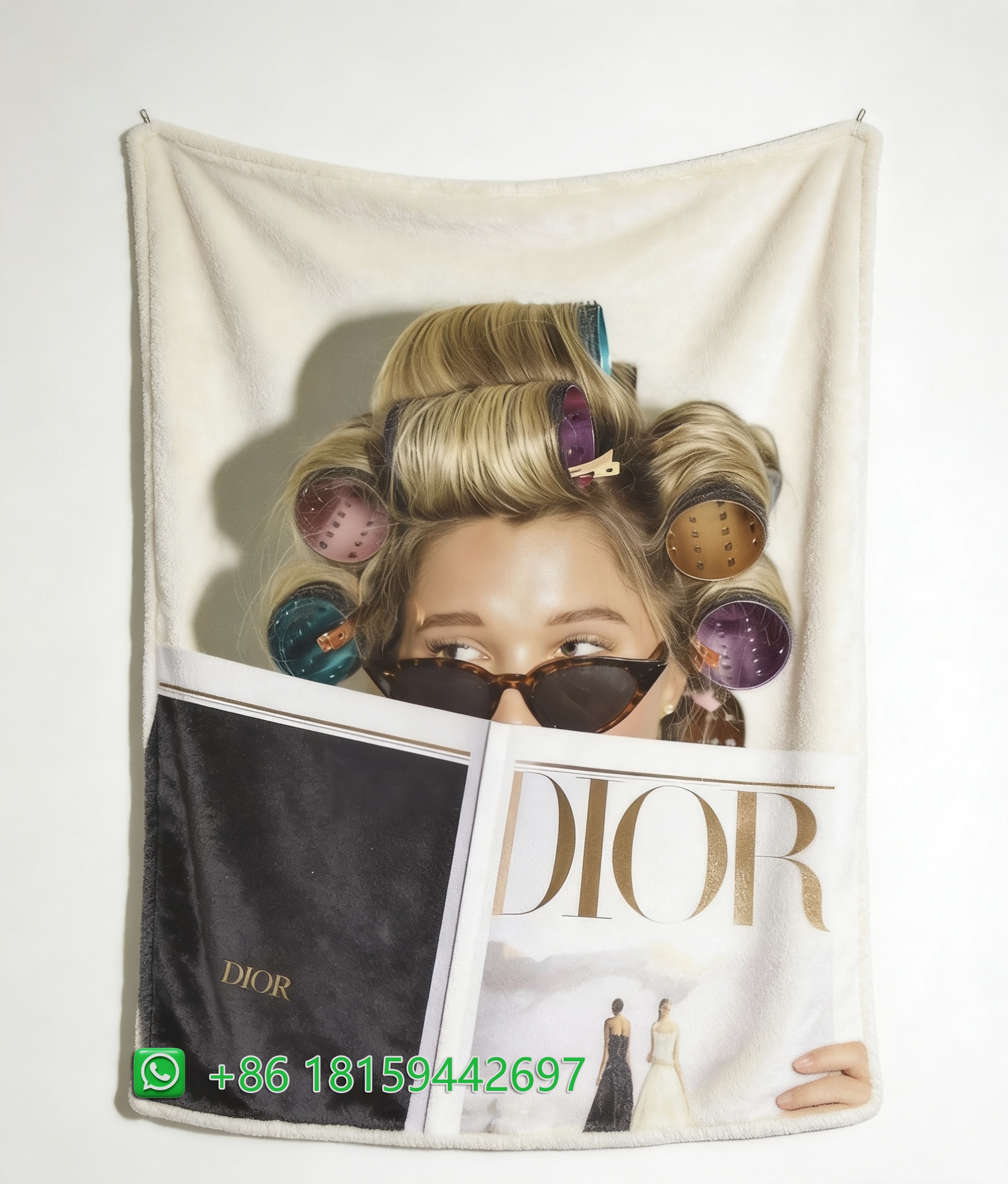 Dior Throw Blankets